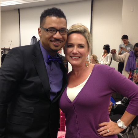 Left: Ean Williams, CEO/Founder of DC Fashion Week . Right: Julie Crotty, Founder of Cleavitz